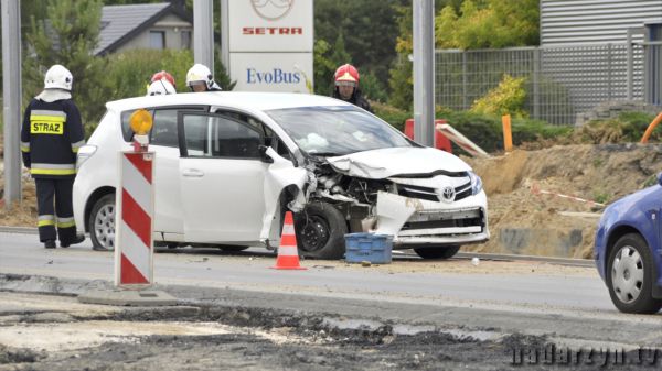 Wypadek na katowickiej